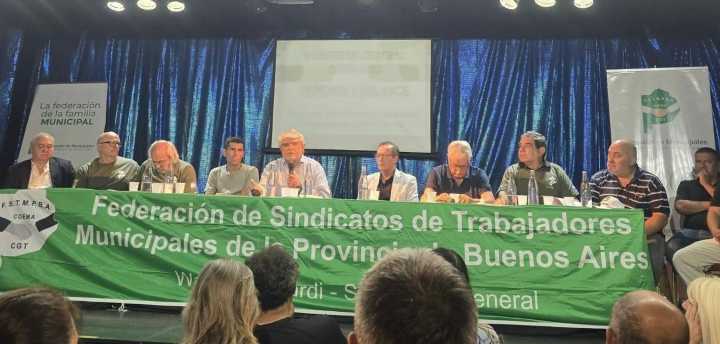 Municipales de Olavarría en el Congreso de la FSTM de la provincia