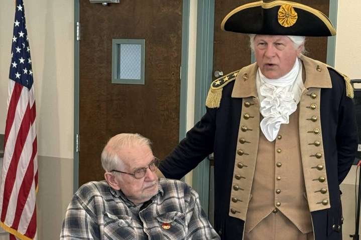 New Dungeness DAR visits veterans at senior facilities