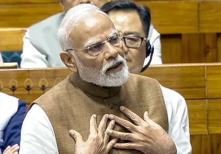 Modi targets Congress, Nehru over Vande Mataram, cites politics of appeasement