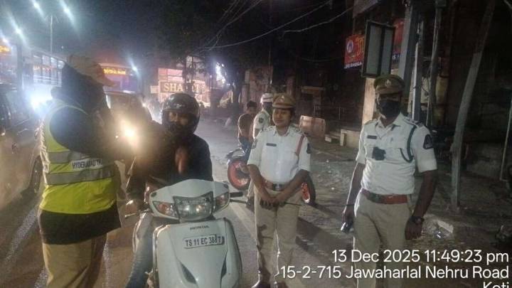 460 held for drunk driving in Hyderabad over the weekend