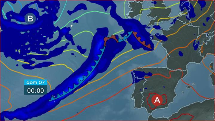 Continua a revoltura no mar e aumenta o vento en terra