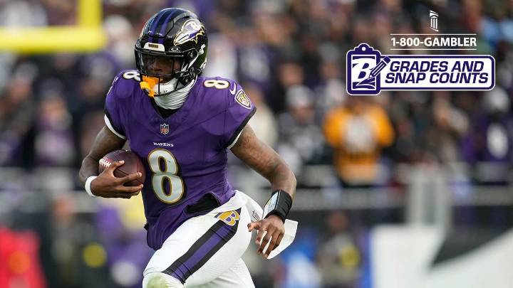 Grades & Snap Counts: Lamar Jackson Rebounds vs. Steelers