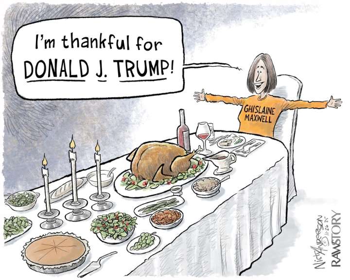 Cartoon: Feeling thankful