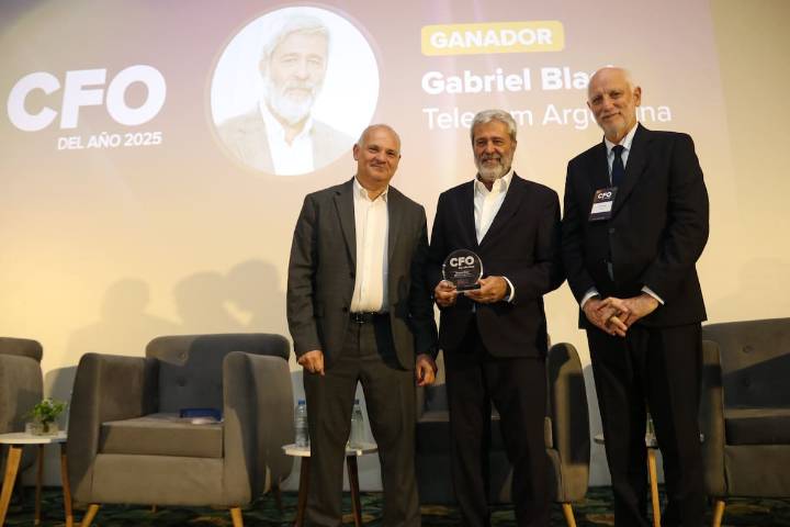 Distinción. Gabriel Blasi, de Telecom, fue destacado como CFO del año