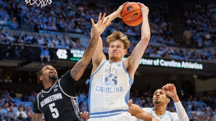 Wilson, Veesar push No. 16 North Carolina past Georgetown, 81