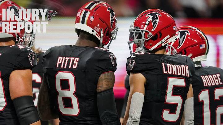 Falcons injury report: Drake London out, 4 starters questionable vs. Tampa Bay Buccaneers