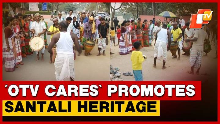 ‘OTV Cares’ Builds New Puja Gate To Support Odisha’s Santali Tribal Culture In Bhubaneswar