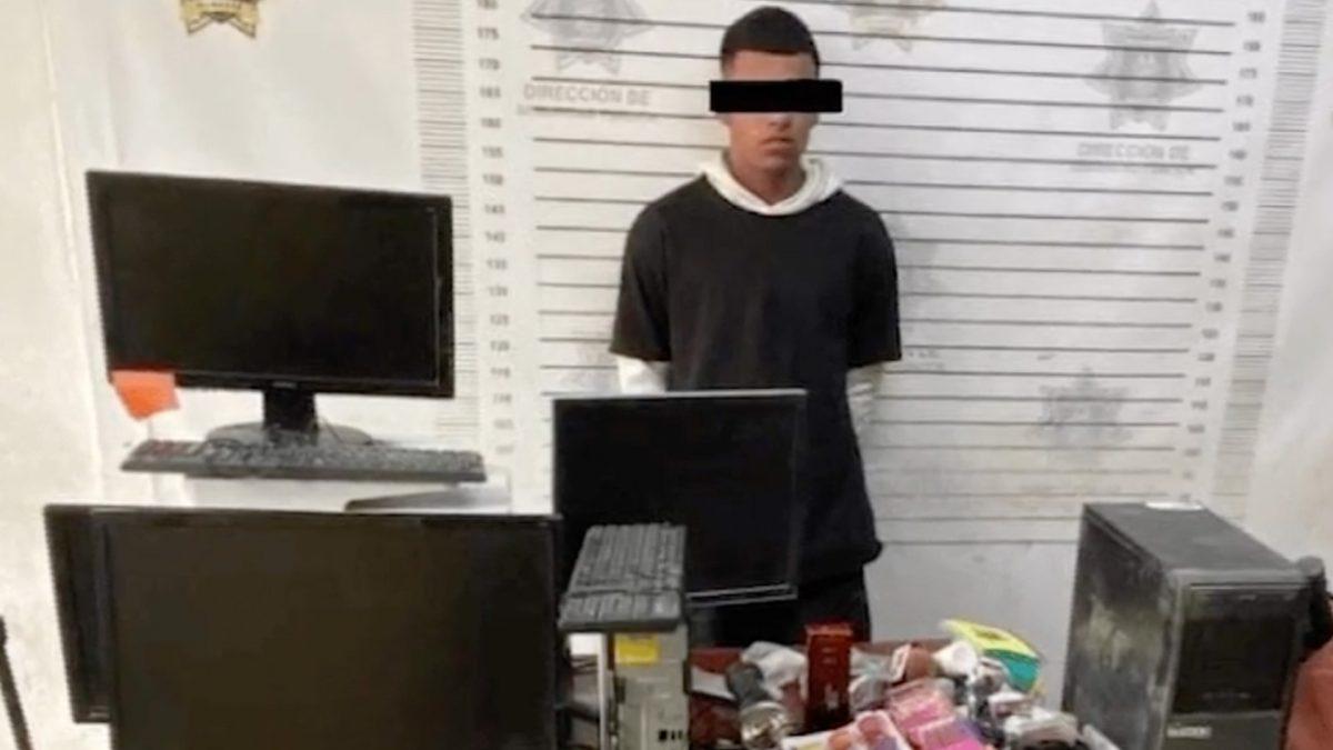 ¡Rata exprés! Policía de Saltillo detiene a ladrón y recuperan parte del botín