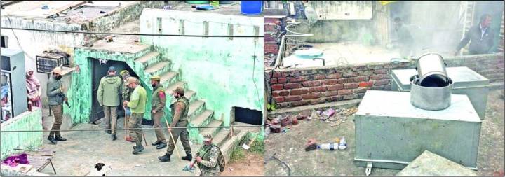 Major crackdown on drug peddlers; 10 illegal structures demolished