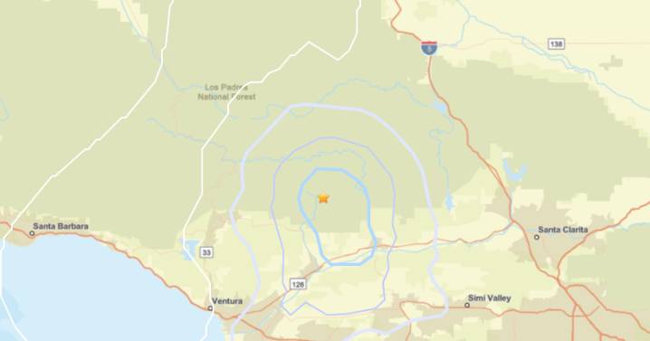 Series of earthquakes strike in Ventura County mountains