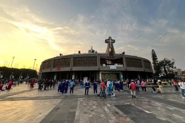 Comienza llegada de fieles a Basílica de Guadalupe