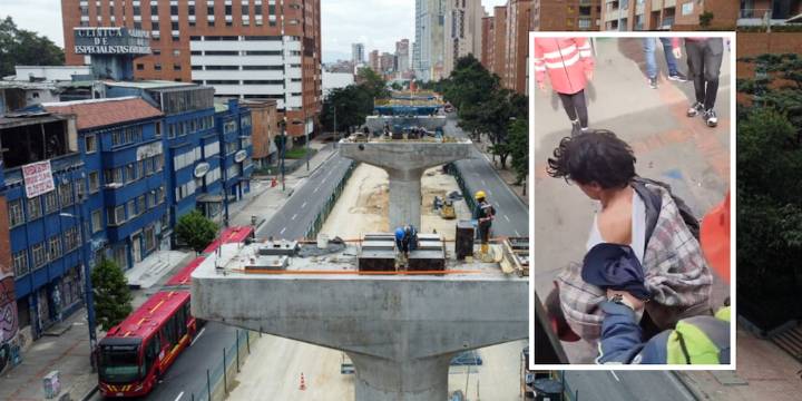 Pasajeros de Transmilenio se unieron para atrapar a sujeto que habría intentado robar a una usuaria en Bogotá: “Llena de inseguridad”