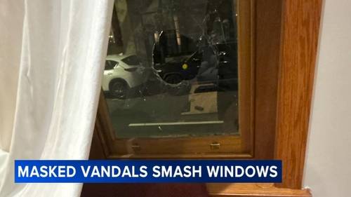 Masked trio rings doorbell, throws rock through Center City Philadelphia apartment window