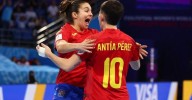 La España de las ourensanas Vane Sotelo y Antía Pérez se lleva el bronce del Mundial de fútbol sala