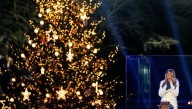 Melania Trump lights National Christmas Tree