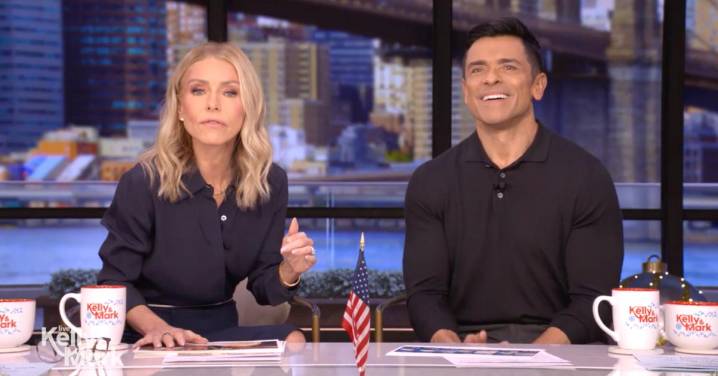 Kelly Ripa Admits She's 'Hungover' on 'Live' After 'Getting Drunk' With Staffers at Work Holiday Party: 'We Had a Crazy Time'