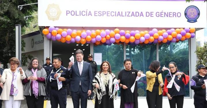 Inaugura Brugada Estación de Policía Especializada de Género en Tlatelolco