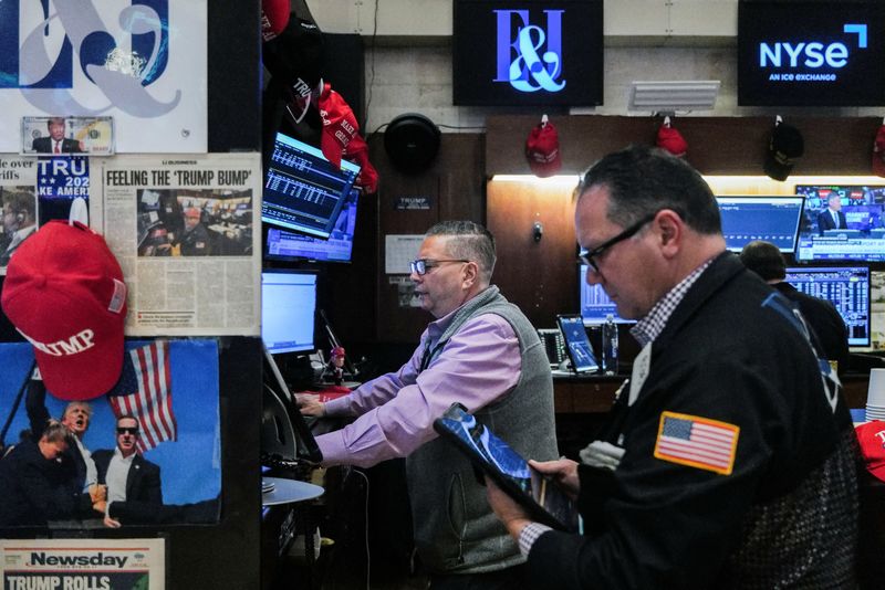 Wall Street futures fall as tech fears linger, dollar on track for third weekly drop