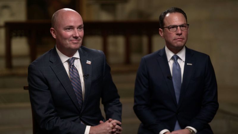 In CNN interview, Govs. Spencer Cox of Utah and Josh Shapiro of Pennsylvania condemn political violence
