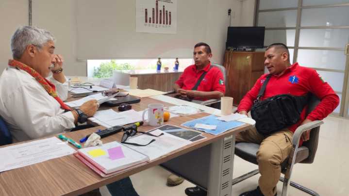 Subsecretario de Gobierno atiende a comisiones de Tlanchinol y Huejutla