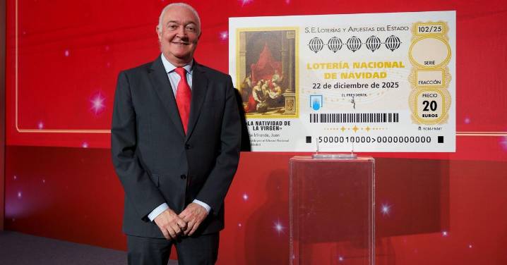Jesús Huerta: "La Lotería de Navidad es motivo de celebración colectiva"