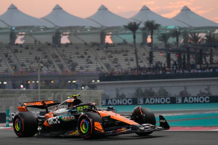 F1: Lando Norris es más rápido que Verstappen en primeras prácticas del GP Abu Dabi