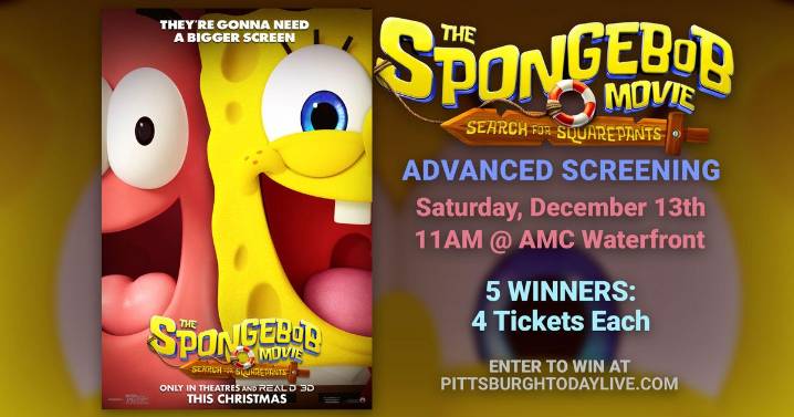 "The SpongeBob Movie" Ticket Giveaway