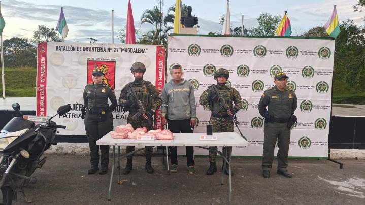 Ejército incauta 33 kilos de estupefacientes en carreteras del Huila