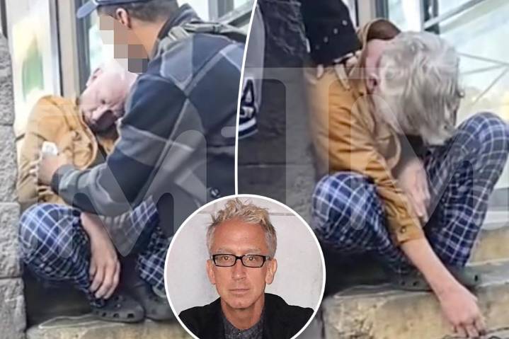 Disturbing photos show moment Andy Dick suffered apparent overdose on Hollywood street