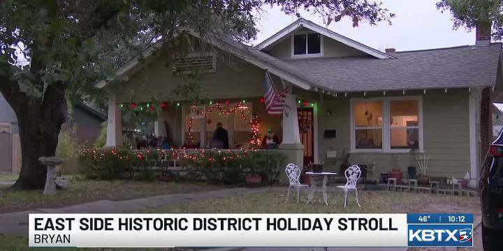 Strolling through the holiday season in the East Side Historic District