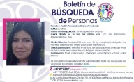 Alexandra es encontrada sin vida tras más de dos meses de búsqueda en Aguascalientes