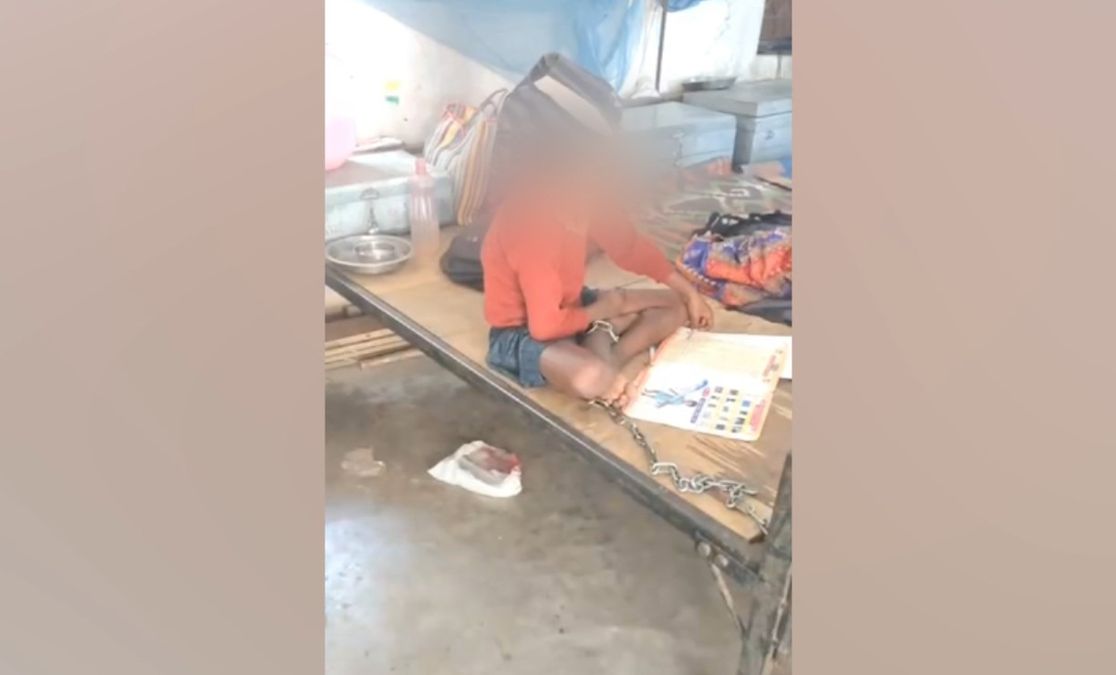 Odisha schoolboy found chained in hostel room; video goes viral, parents defend move