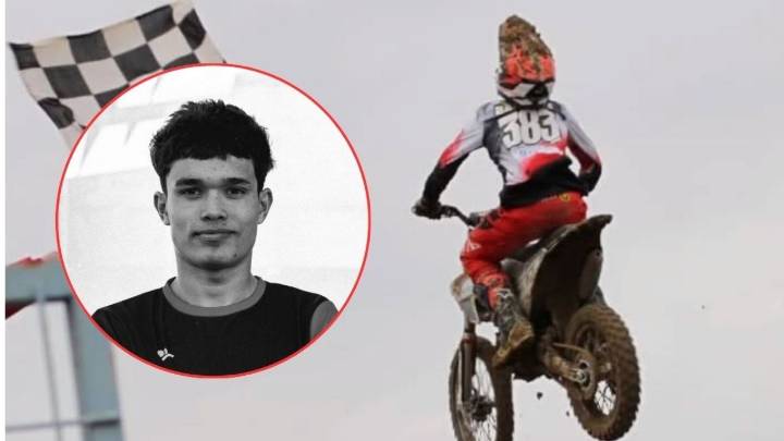Muere el joven piloto de motocicletas Enzo Badenas, de 17 años, en un accidente mientras entrenaba