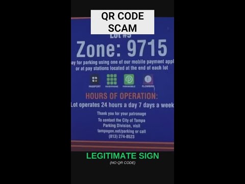 QR code scam warnings from the Pinellas County Sheriff's Office