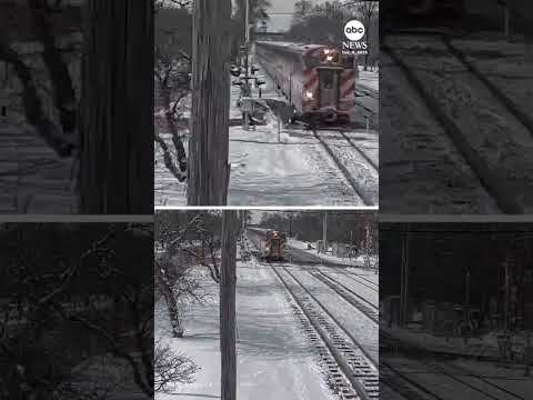 Commuter trains hits vehicle in Chicago suburbs