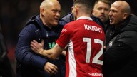Punches fly in wild Championship brawl involving managers and coaching staff