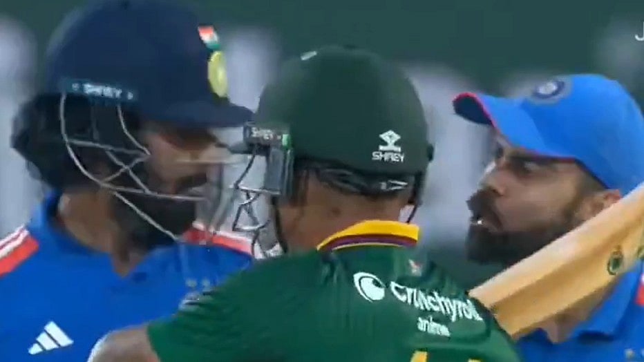 'Ja Udhar Baith Na': Netizens Claim KL Rahul Rejected Virat Kohli's Strategic Advice On Field Placements During IND Vs SA 3rd ODI; VIDEO