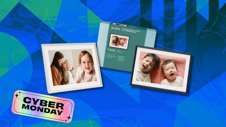 If you buy one more thing on Cyber Monday, buy your parents the Aura digital picture frame while its $40 off