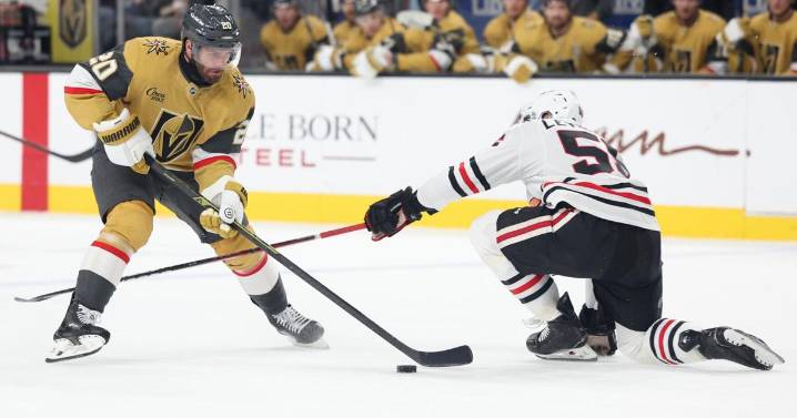 Hart helps lead Golden Knights to 4-3 shootout win over Blackhawks