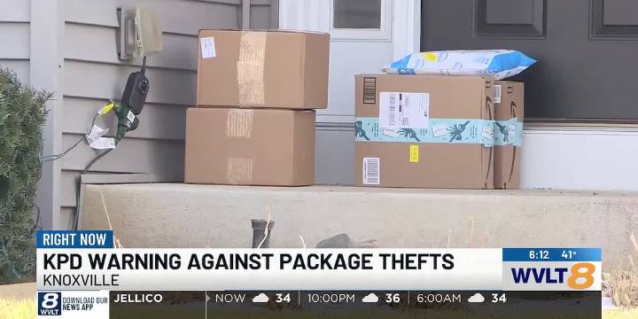 Knoxville police warning residents of porch pirates after 2 charged for stealing package at Knox County home