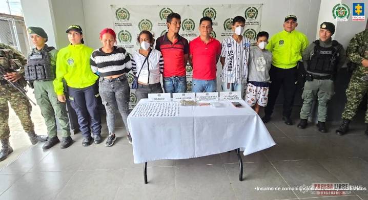 Judicializadas nueve personas señaladas de tráfico local de estupefacientes en Aguazul