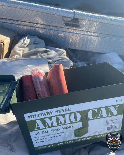 Apache Junction, Mesa police seize dynamite during crisis response