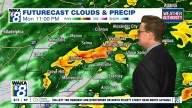 Widespread rain is expected Monday night