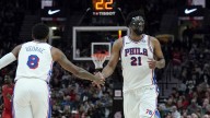 76ers’ Joel Embiid, Paul George on long injury report vs. Wizards