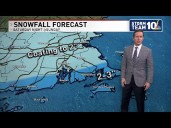 First accumulating snow of the season expected this weekend