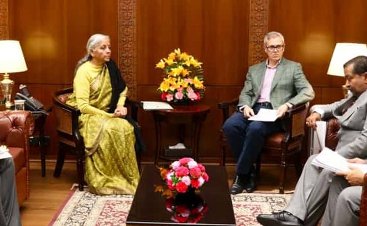 Sitharaman praises Omar Abdullah for ‘focused’ approach to restore J