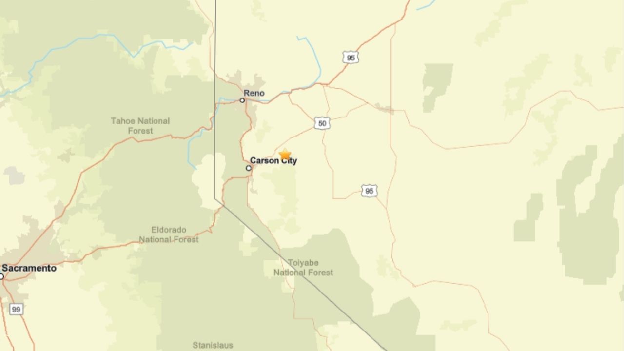 Magnitude 5.9 Earthquake Recorded Thursday Morning in Nevada