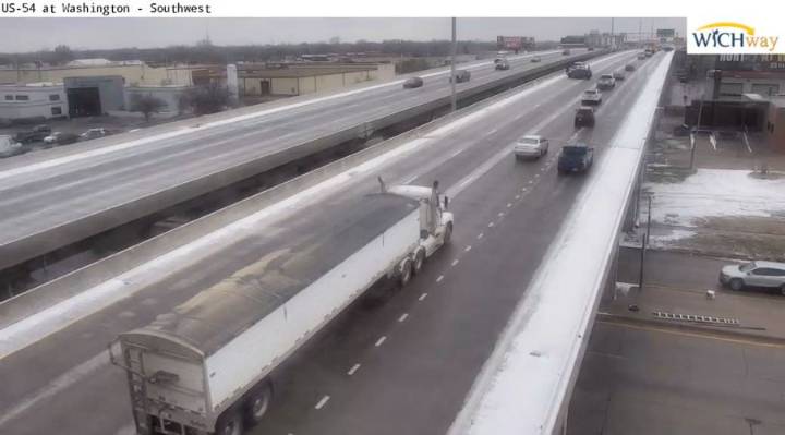 Icy roads lead to multiple crashes around Wichita