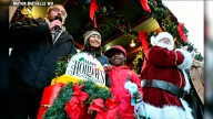 Mayor Wu, Santa Claus take enchanted trolley tour through Boston
