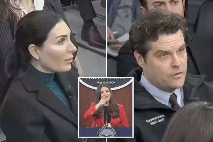 Laura Loomer, Matt Gaetz show for first Pentagon briefing after press corps 'self deports'